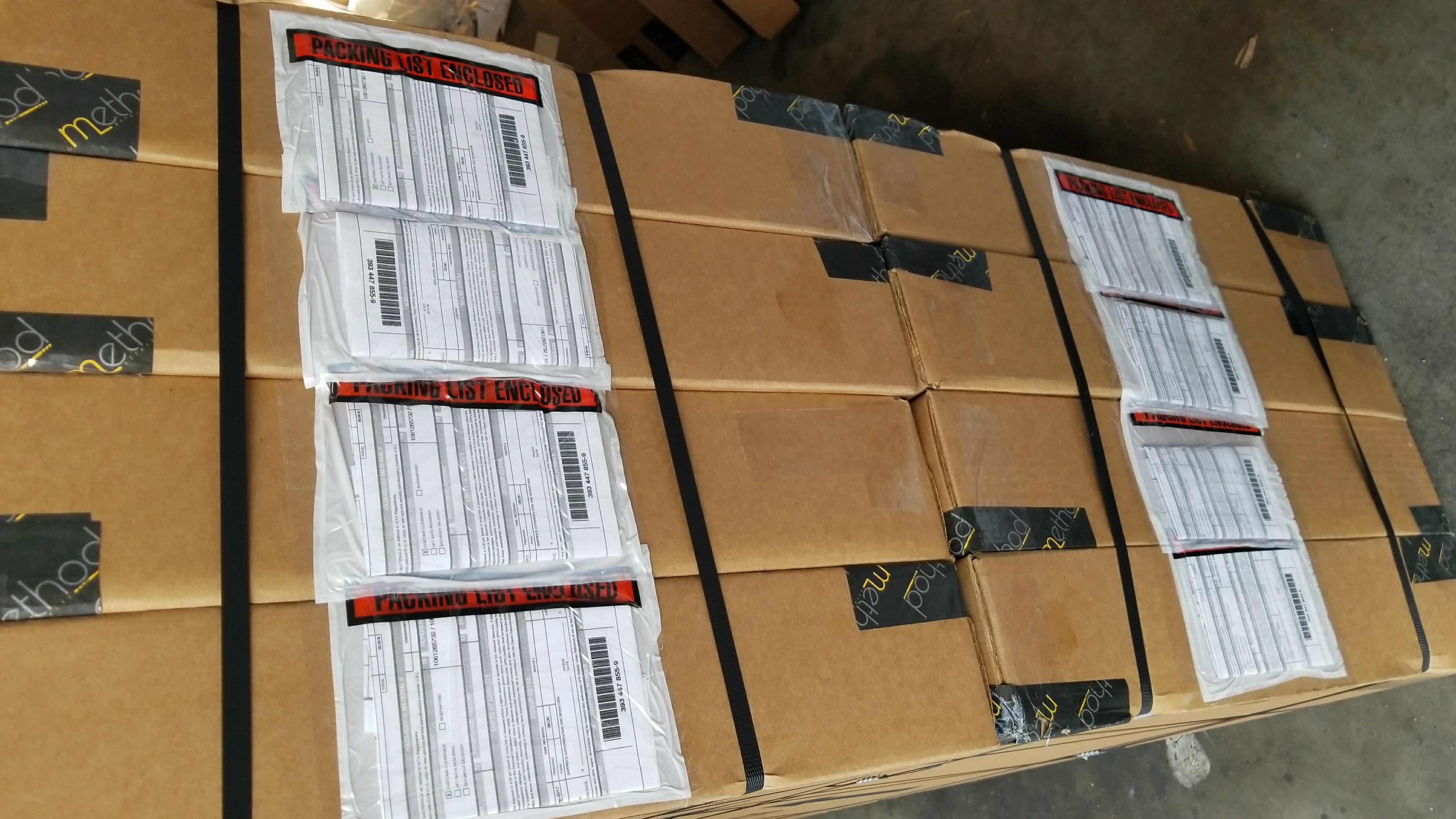 Eight Method Effects splitters prepared for the brand's first order to Japan