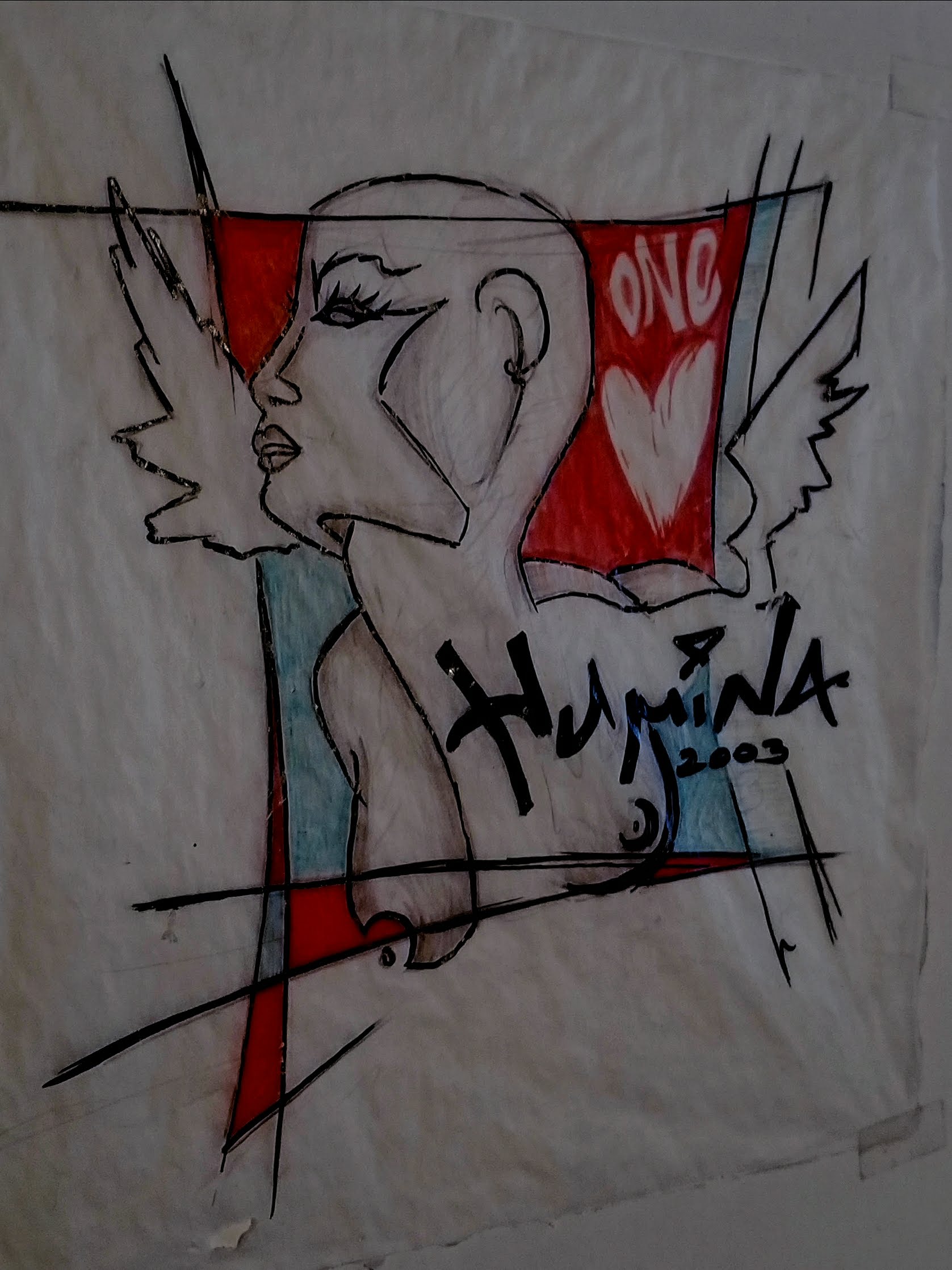 "Humina" branding from days past.
